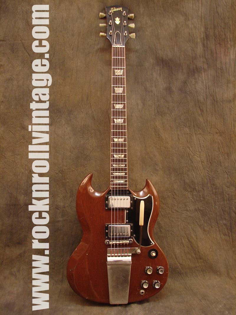 Photos of Vintage Gibson SG Guitars and Guitar information